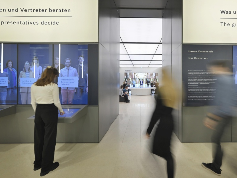 Ausstellung in der Agora