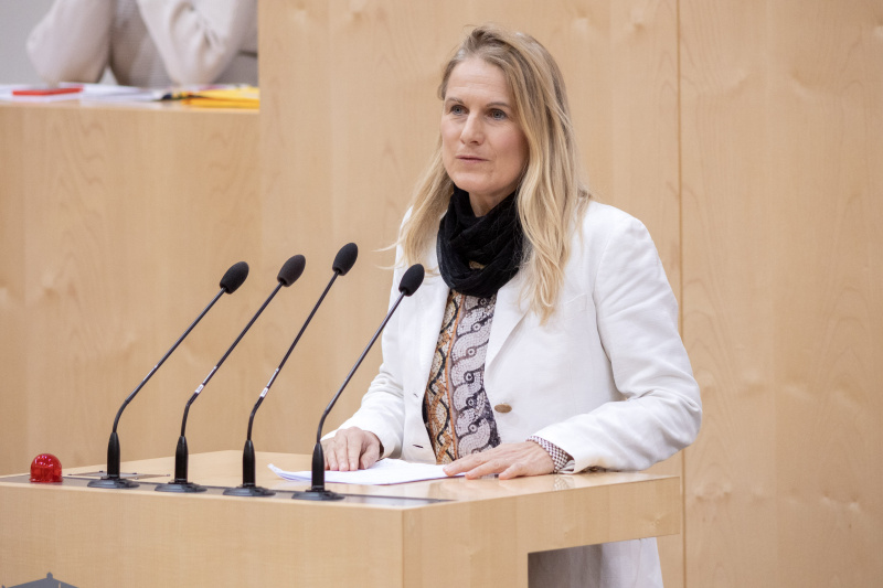 Bundesrätin Elisabeth Grossmann (SPÖ) am Rednerpult