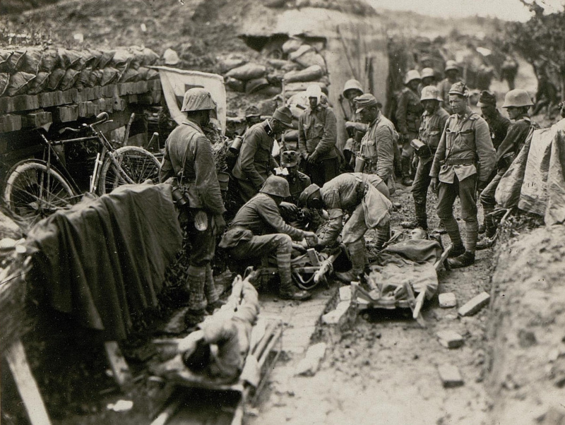 Hilfsplatz am Piave-Damm