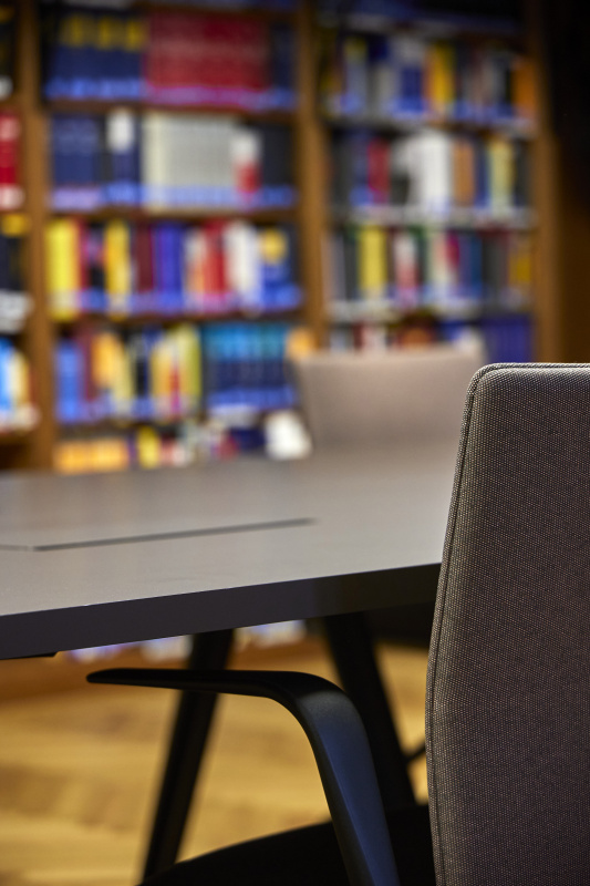 Lesesaal der Bibliothek