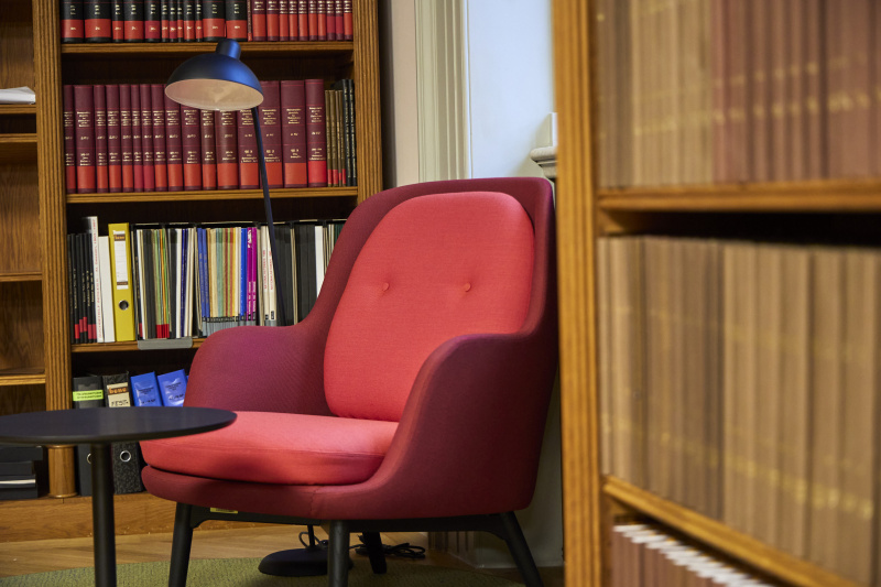 Lesesaal der Bibliothek