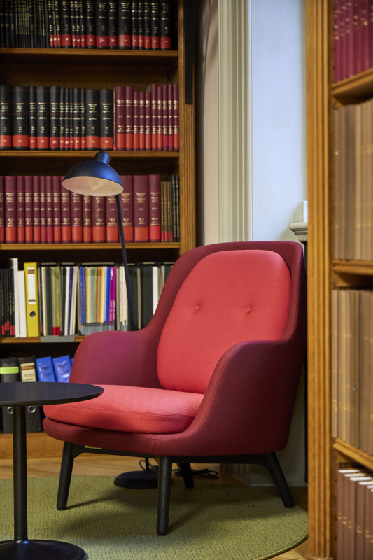 Lesesaal der Bibliothek