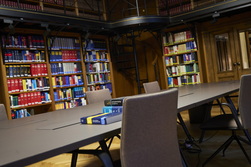 Lesesaal der Bibliothek
