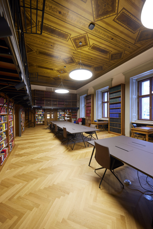 Lesesaal der Bibliothek