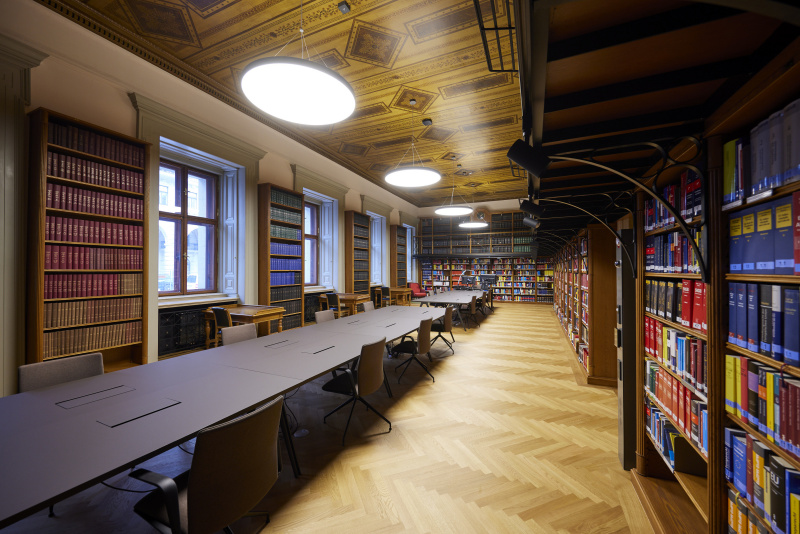 Lesesaal der Bibliothek