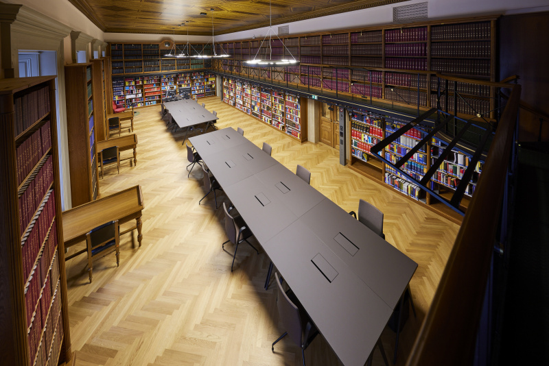 Lesesaal der Bibliothek