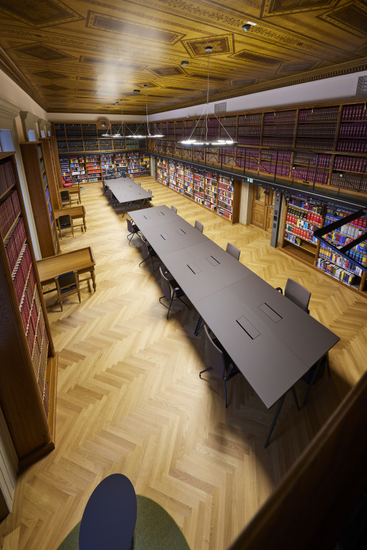 Lesesaal der Bibliothek