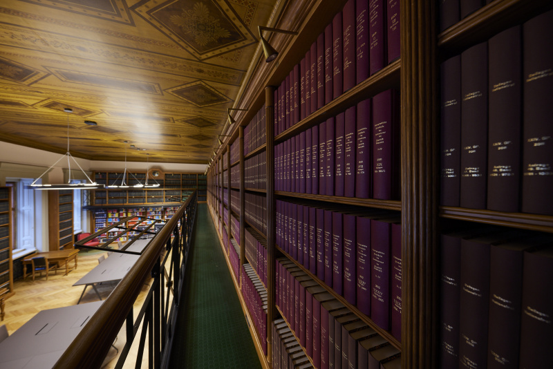 Lesesaal der Bibliothek