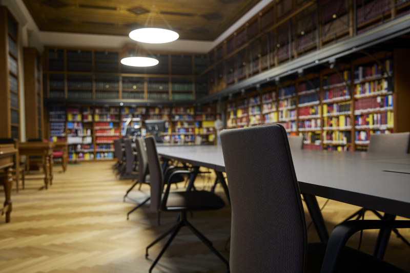 Lesesaal der Bibliothek