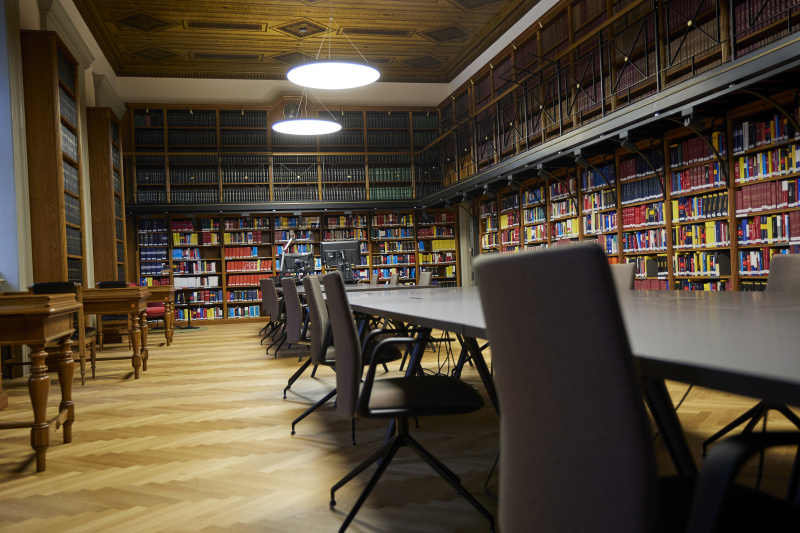 Lesesaal der Bibliothek