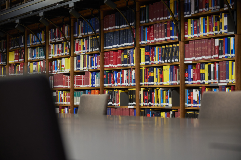 Lesesaal der Bibliothek