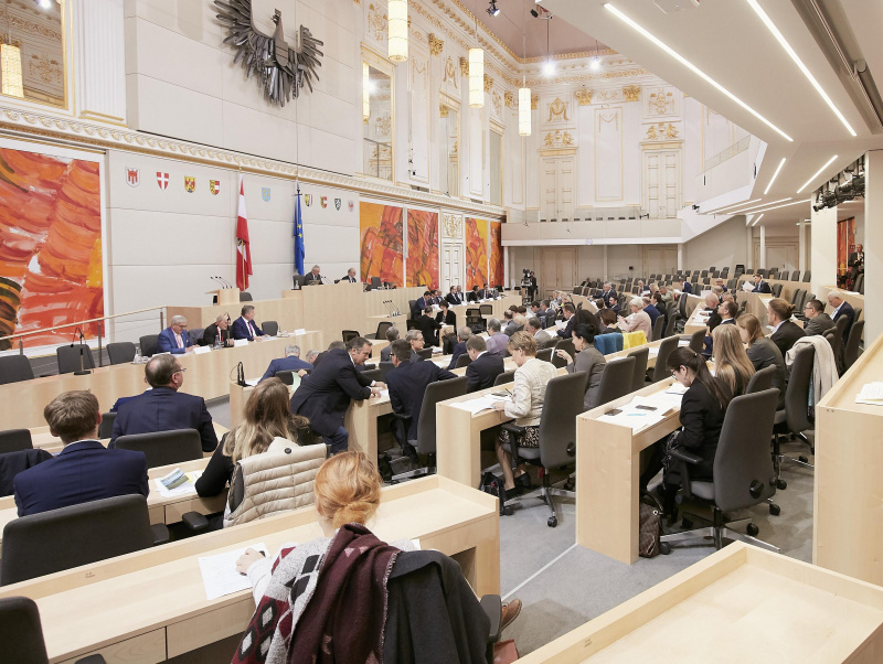 Begrüßung durch Bundesratspräsident Karl Bader (V)