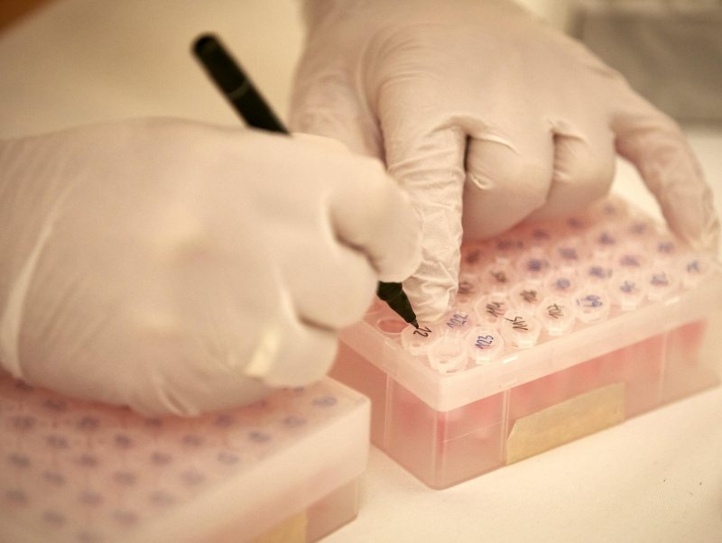 Teströhrchen für den PCR-Test