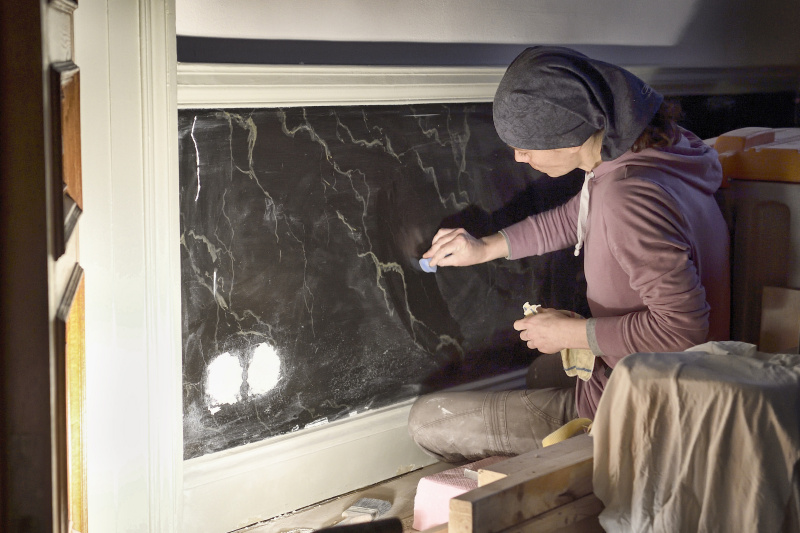 Restaurierung des Stucco Lustro