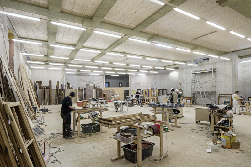 Restaurierung der Fensterrahmen