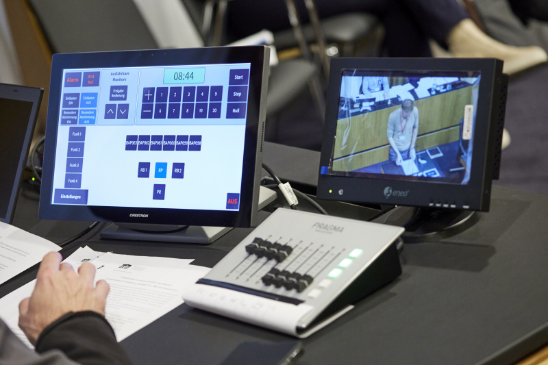 AV-Technik im Bundesratssaal