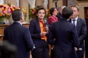 Moderiertes Gespräch mit den Klubobleuten/-vorsitzenden der Parlamentsfraktionen. Klubobfrau Pamela Rendi-Wagner (SPÖ)