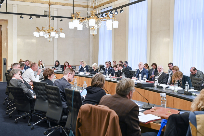 Blick Richtung Ausschussteilnehmer:innen