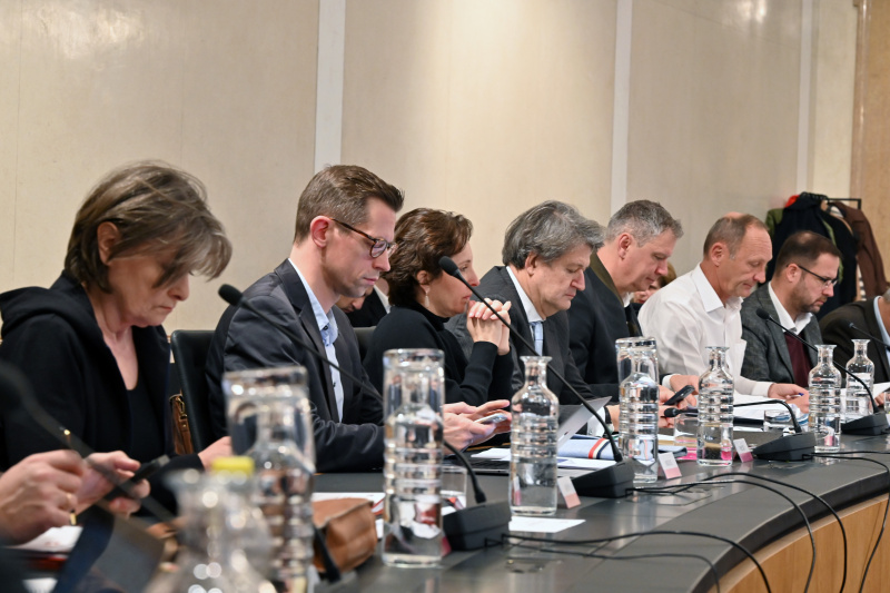 Blick Richtung Ausschussteilnehmer:innen