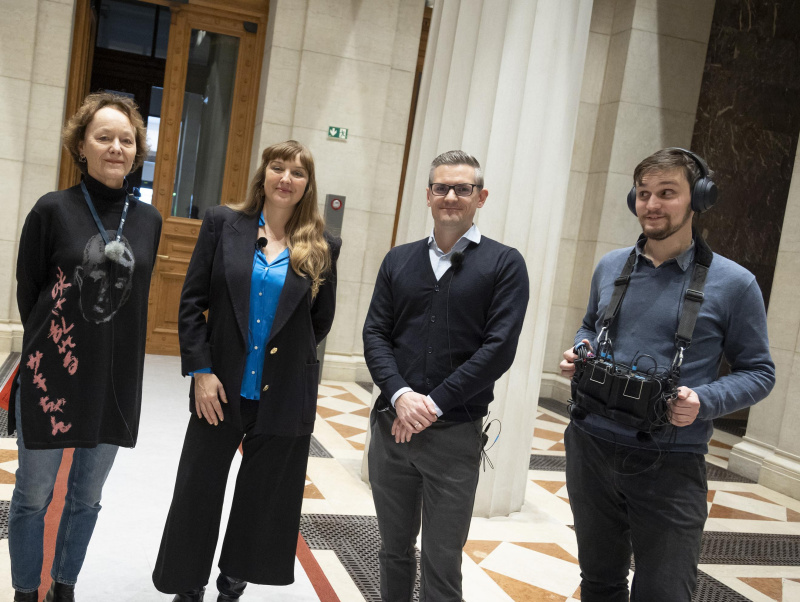 Gruppenfoto von links: Tobias Rohe, Ulrike Felber, Tatjana Lukáš, Matthias Keppel, Christian Bollert