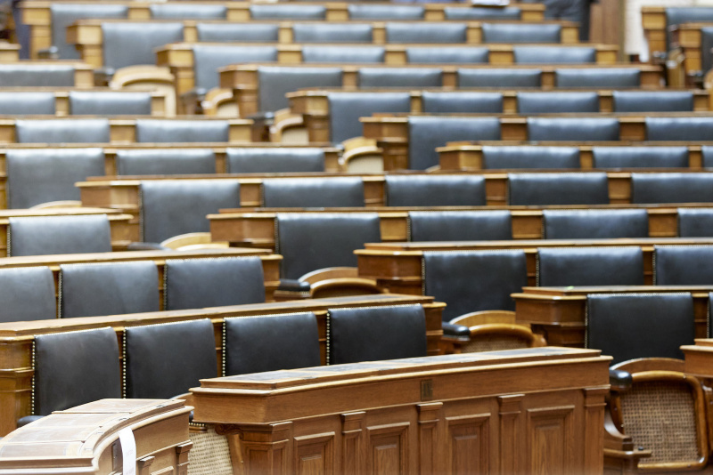 Sitzreihen im Bundesversammlungssaal