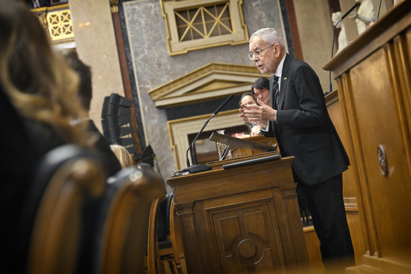 Rede von Bundespräsident Alexander Van der Bellen