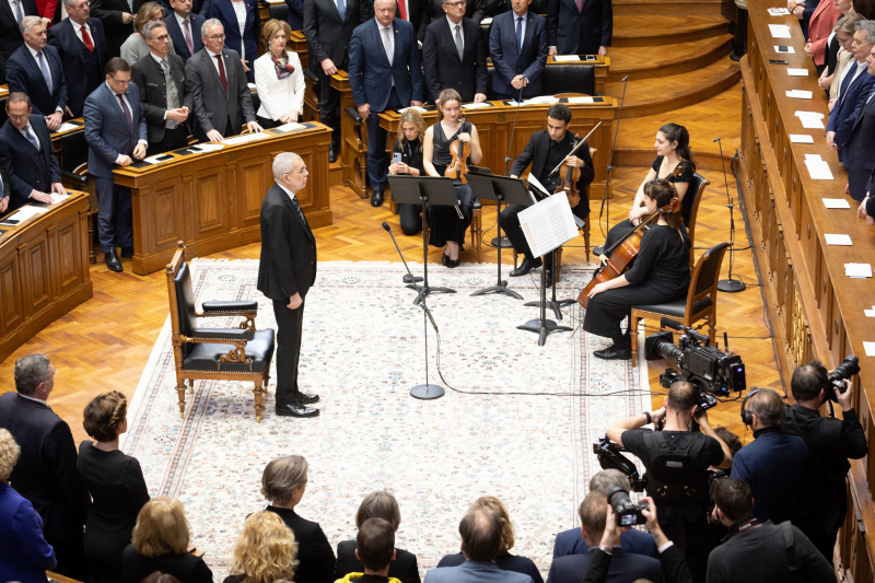 Angelobung von Bundespräsident Alexander van der Bellen