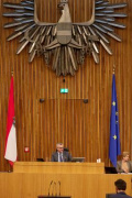 Am Präsidium Dritter Nationalratspräsident Norbert Hofer (FPÖ)