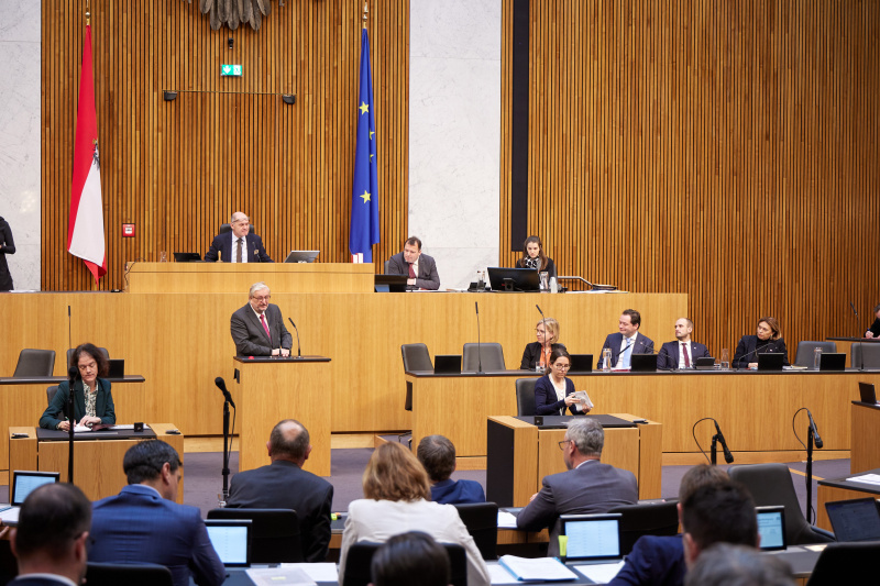 Am Rednerpult Nationalratsabgeordneter Christoph Matznetter (SPÖ)