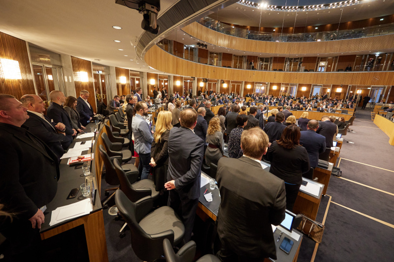 Abstimmung im Plenum