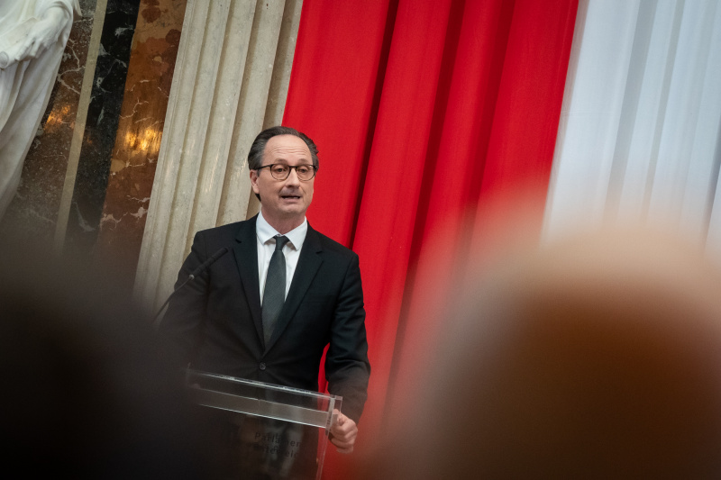 Präsident des Bundesrates Günter Kovacs (SPÖ) am Renderpult