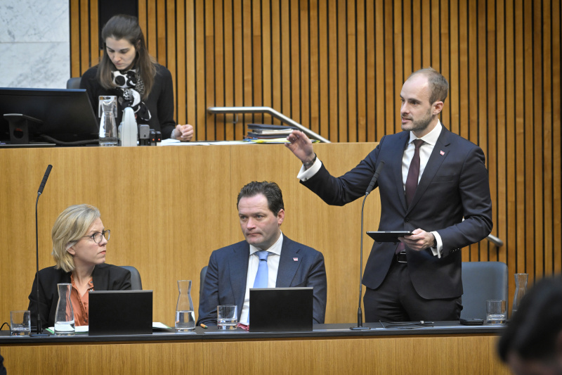 Am Rednerpult: Staatssekretär Florian Tursky (ÖVP)