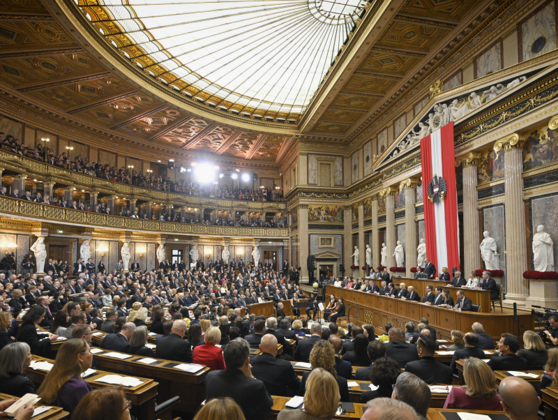 Federal Assembly meeting, swearing-in ceremony of the Federal President in January 2023