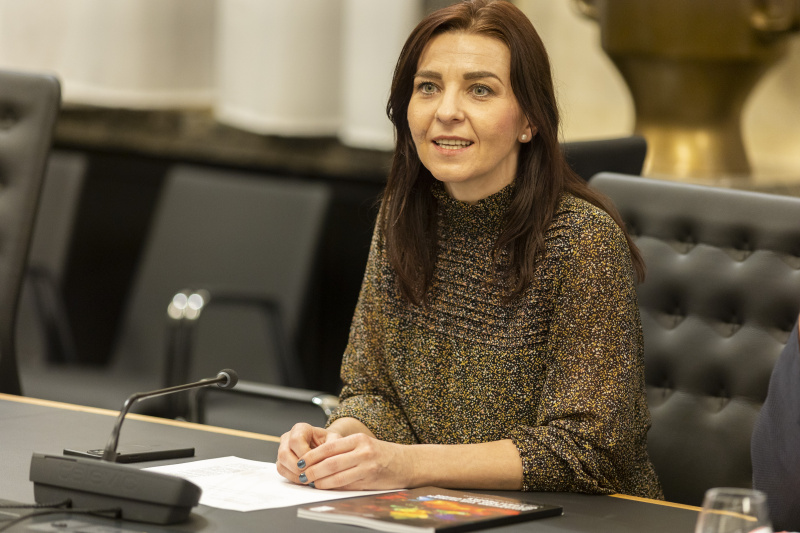 Am Wort: Nationalratsabgeordnete Ewa Ernst-Dziedzic (GRÜNE)