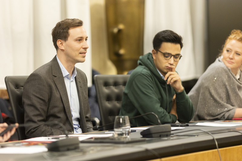 Am Wort: Nationalratsabgeordneter Nico Marchetti (ÖVP)