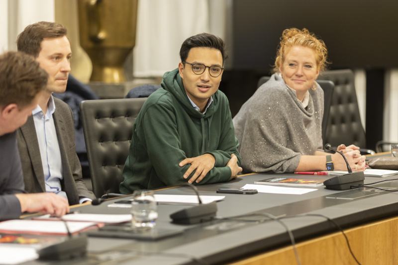 Am Wort: Nationalratsabgeordneter Yannick Shetty (NEOS) am Wort