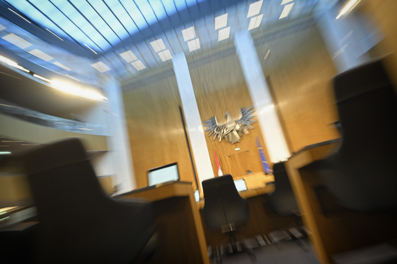 Blick in den Nationalratssaal vor der Sitzung