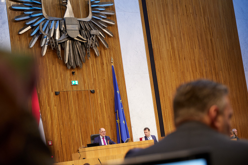 Nationalratspräsident Wolfgang Sobotka (ÖVP) am Präsidium