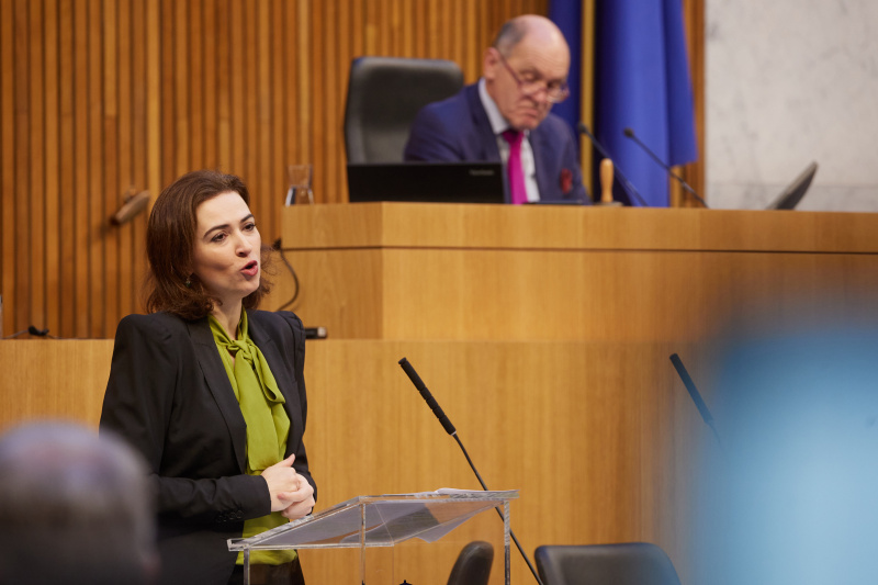 Rede von Justizministerin Alma Zadic (GRÜNE)