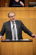 Am Redner:innenpult Nationalratsabgeordneter Andreas Kollross (SPÖ)