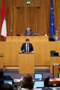 Am Redner:innenpult Nationalratsabgeordneter Rainer Wimmer (SPÖ)