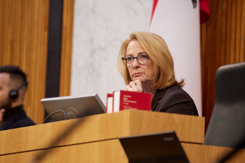 Zweite Nationalratspräsidentin Doris Bures (SPÖ) am Präsidium