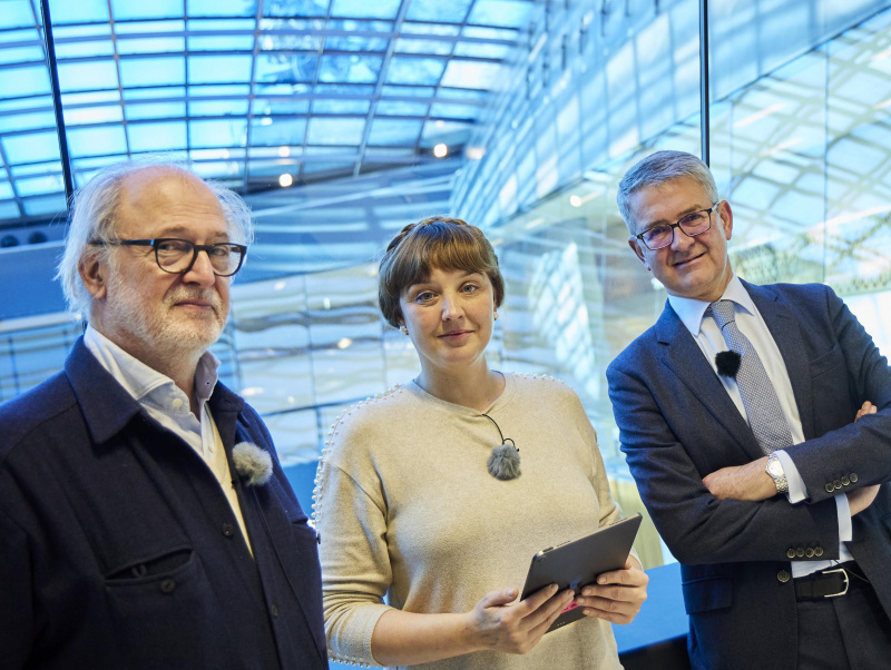 Von links: András Pálffy Architektenbüro Jabornegg & Pálffy, Tatjana Lukáš Moderation, Parlamentsvizedirektor Alexis Wintoniak