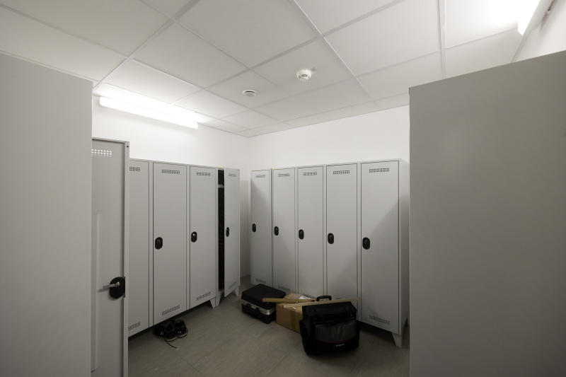 Räumlichkeiten des Expedits - Garderobe