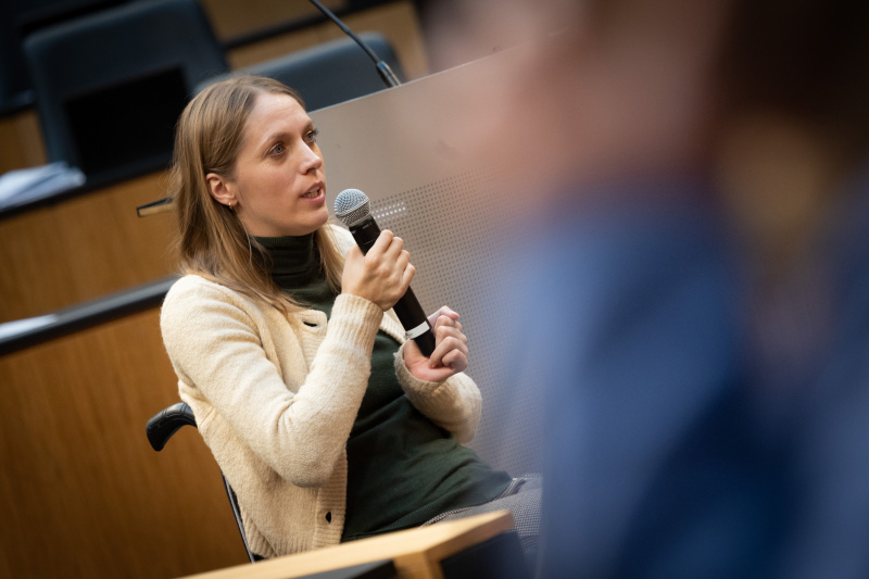 Nationalratsabgeordnete Kira Grünberg (ÖVP) am Rednerpult