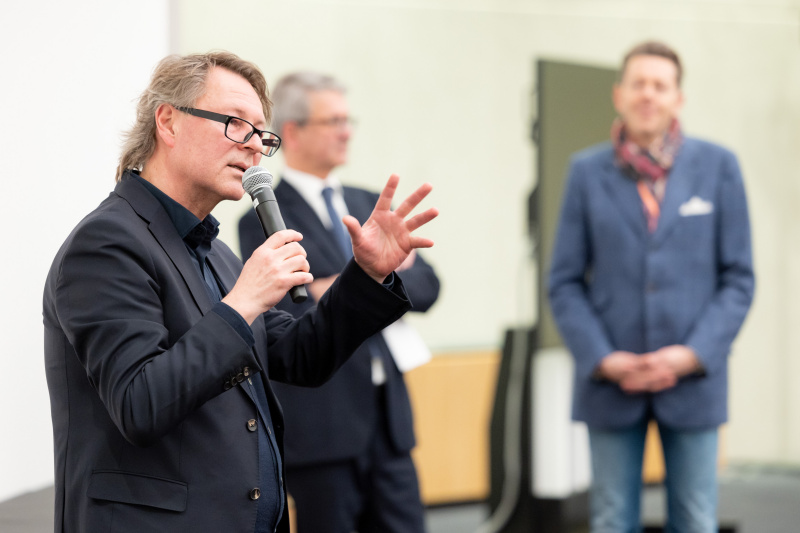 Eröffnungsworte vom Kurator Kunst im Parlament Hans-Peter Wipplinger - Leopold Museum