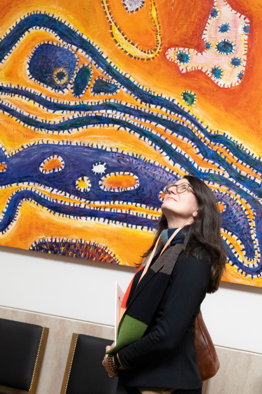 Veranstaltungsteilnehmerin