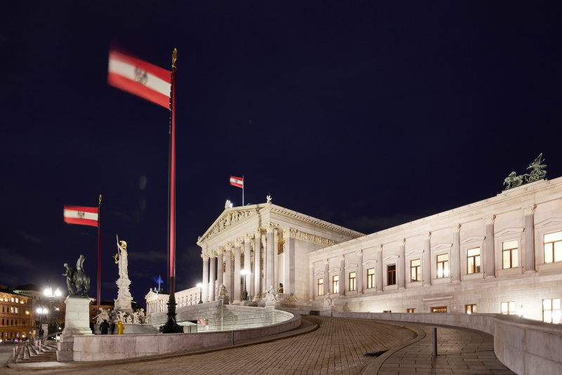 Parlamentsgebäude - Nachtaufnahmen