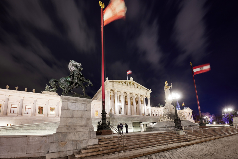 Parlamentsgebäude - Nachtaufnahmen