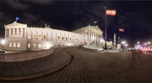 Parlamentsgebäude - Nachtaufnahmen